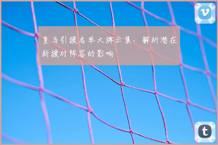 皇马引援名单大牌云集,解析潜在新援对阵容的影响